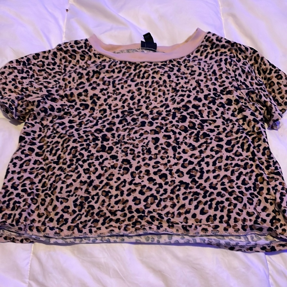 Target cheetah print crop top